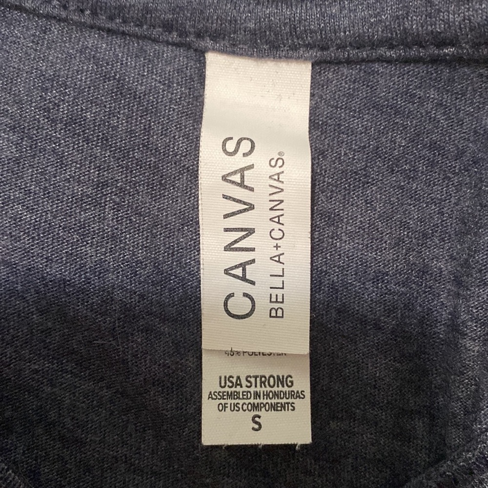 Size small, bella canvas t-shirt, blue - Picture 2 of 2